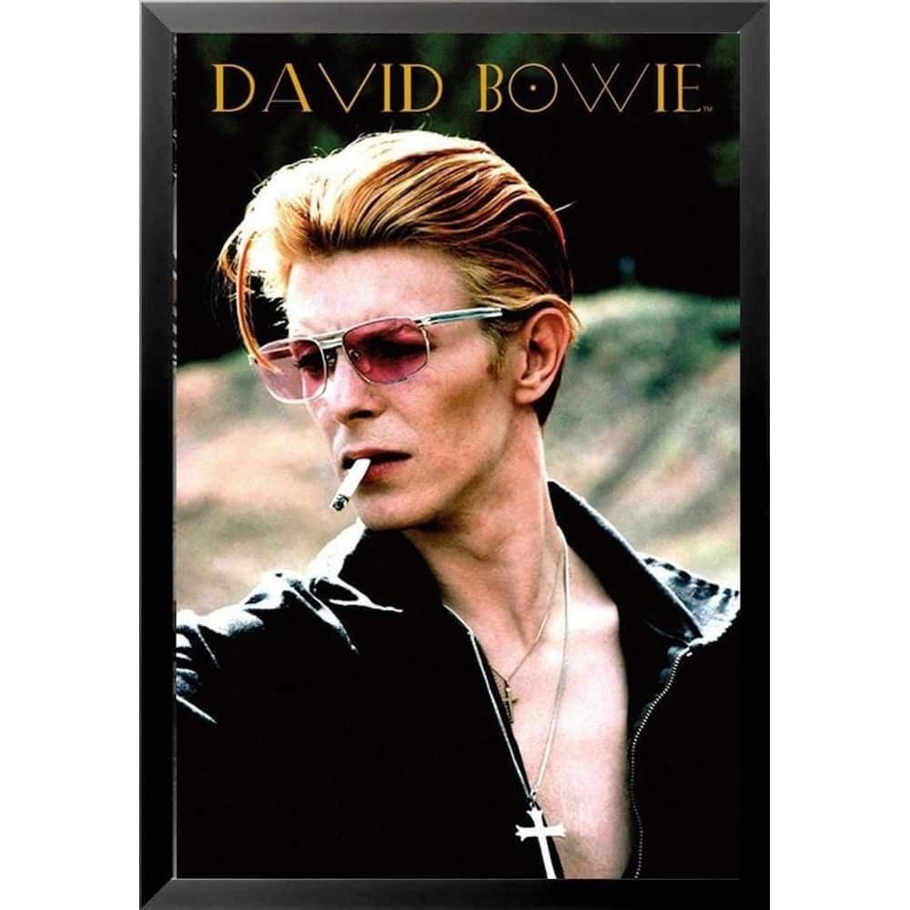 FRAMED David Bowie Rebel Rebel 1974 Diamond Dogs Album 36x24 Music Art Print Poster - 36 x 24