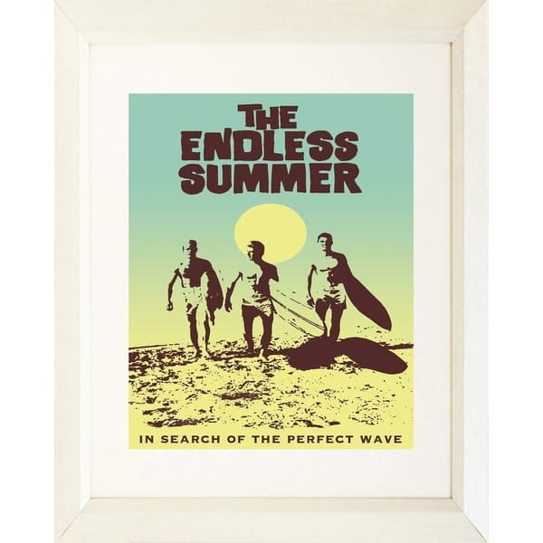 FRAMED The Endless Summer, 1966 by Bob Downs Beach, Coastal, Graphic ...