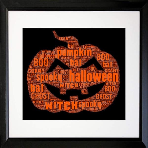 Jack's Patch Pumpkin Farm Art Print Halloween Wall Art 