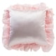 preview thumbnail 8 of 22, HULALA HOME Clover Faux Silk Ruffled 18-inch Square Down Alternative Throw Pillow - 18*18