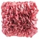 preview thumbnail 1 of 22, HULALA HOME Clover Faux Silk Ruffled 18-inch Square Down Alternative Throw Pillow - 18*18