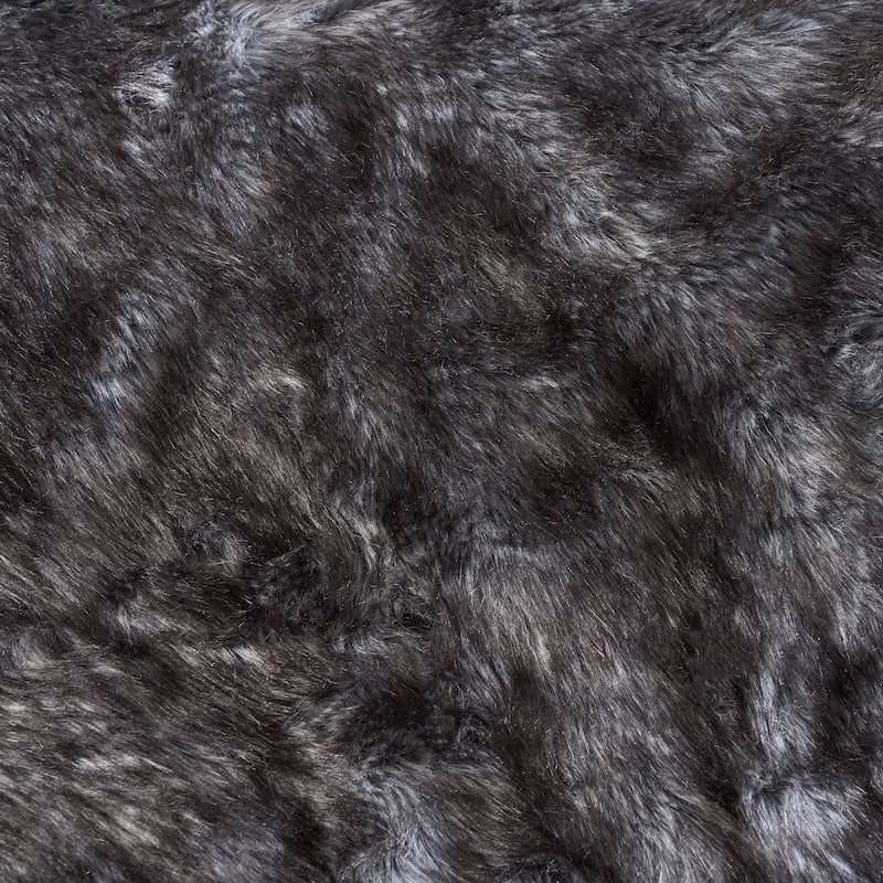 Warrin Streak Faux Fur Throw Blanket by Christopher Knight Home