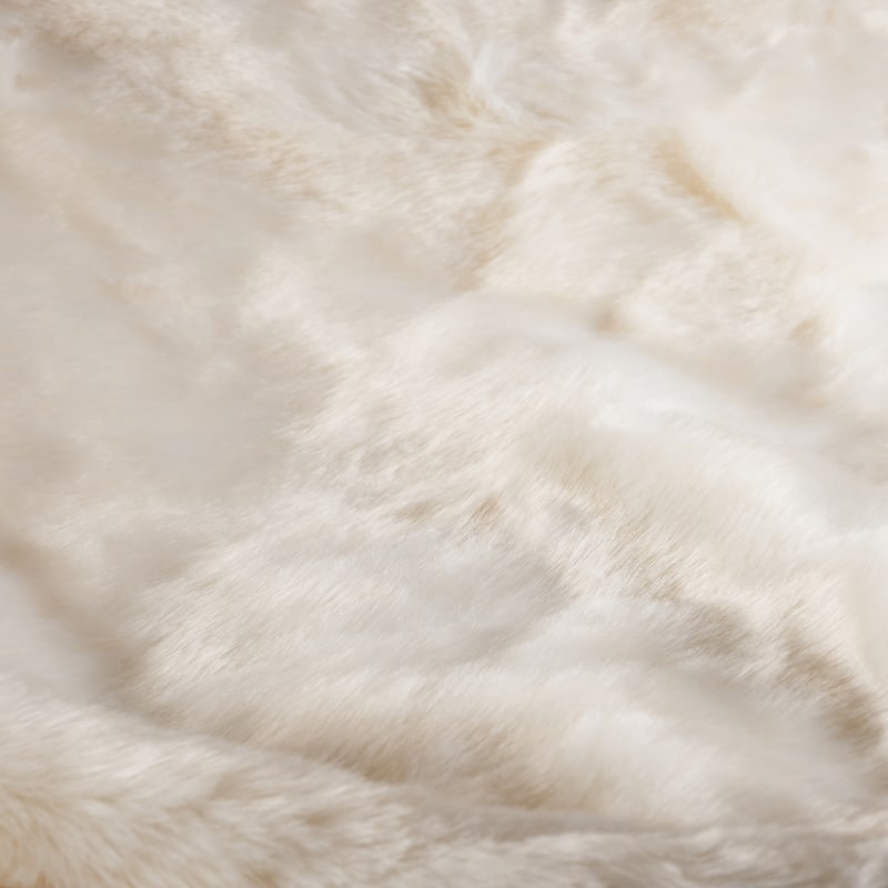 Warrin Streak Faux Fur Throw Blanket by Christopher Knight Home