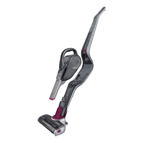 Black and Decker Smartech Bagless Rechargeable Stick/Hand Vacuum Cyclonic Gray