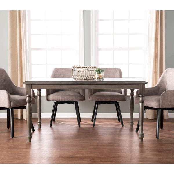 The Gray Barn Huron Farmhouse Gray Wood Dining Table