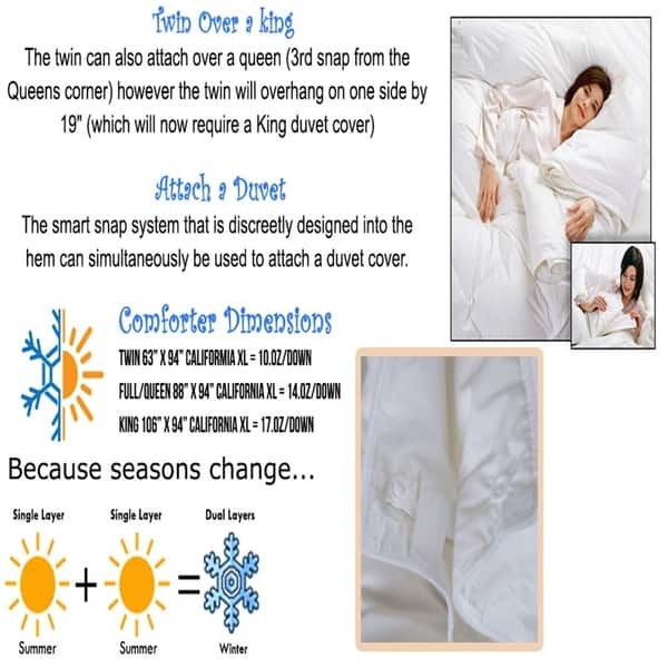 Shop Dreamtek Lightweight Down Comforter With Smartsnap System