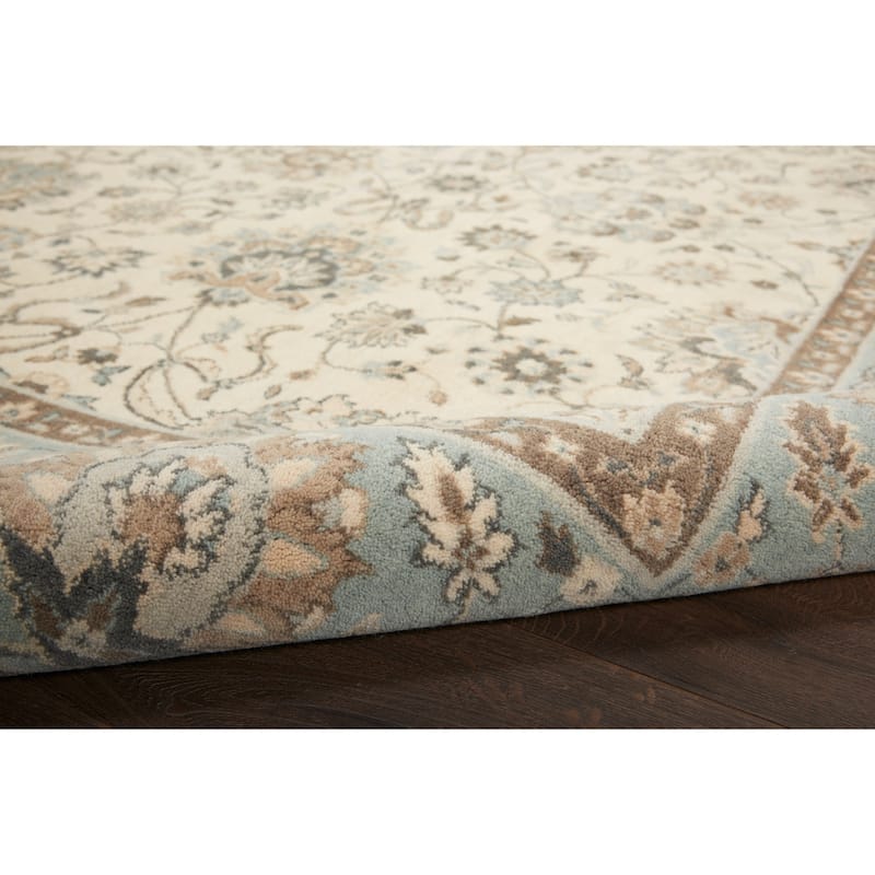 Nourison Living Treasures Traditional Persian Floral Wool Area Rug