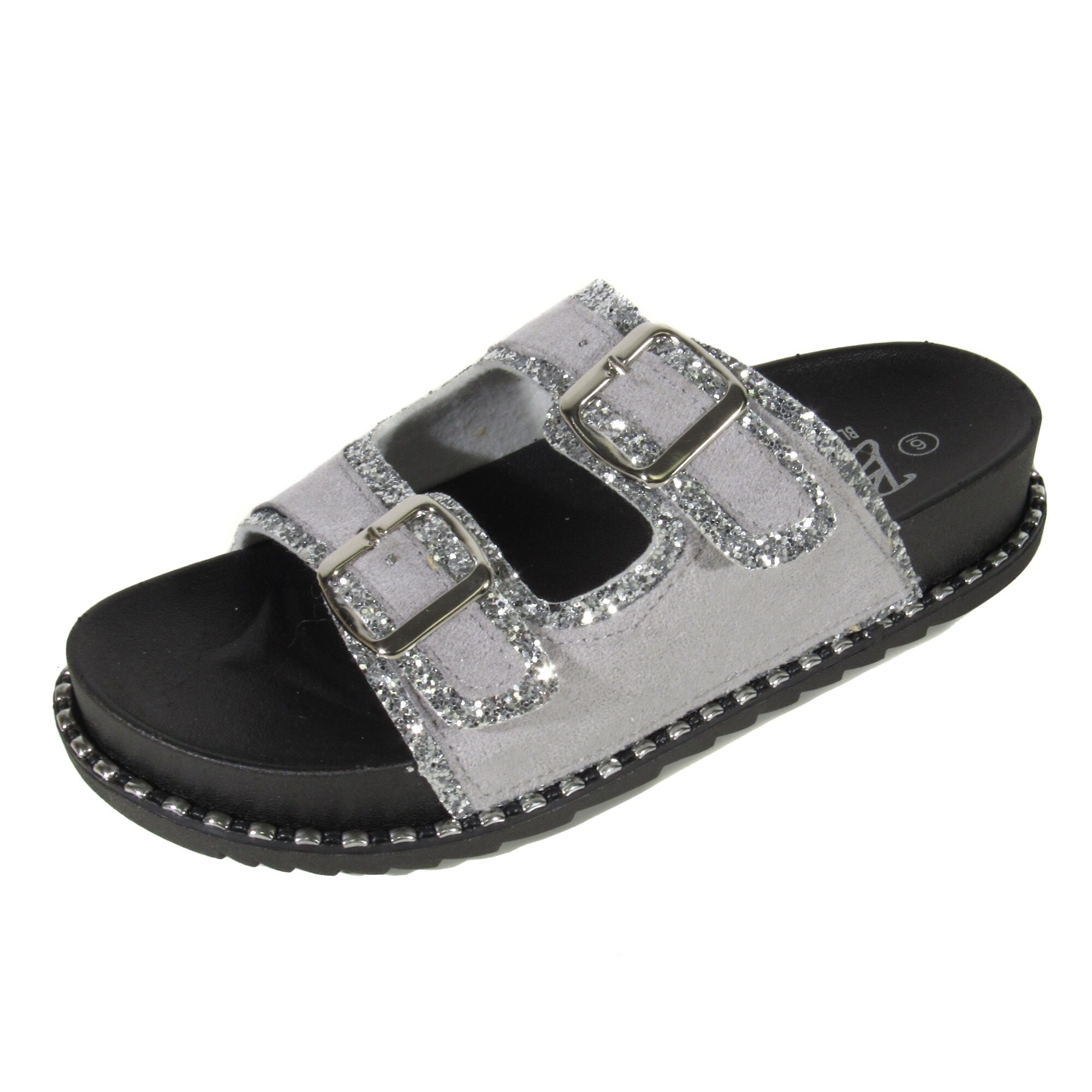 black sparkly sandals womens