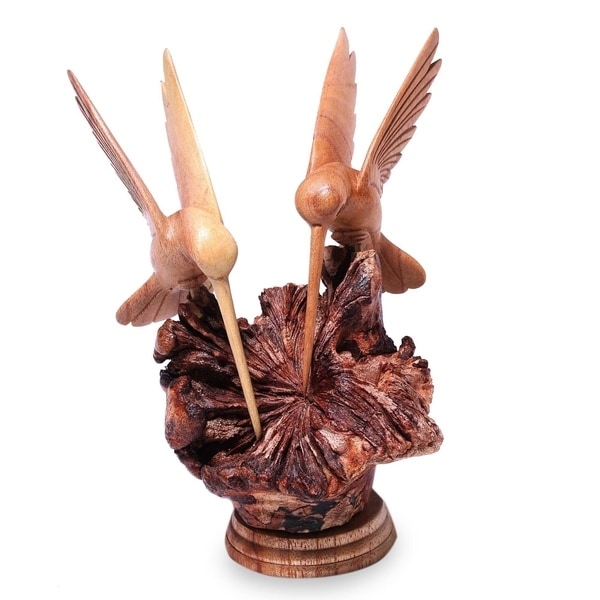 American Eagle Unique Original Art Handmade USA Small 2/" Wood Art Figurine