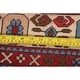 preview thumbnail 17 of 16, Bokhara Geometric Hand-Knotted Wool & Silk Pakistani Oriental Area Rug - 5'3" x 4'3"