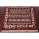 preview thumbnail 5 of 16, Bokhara Geometric Hand-Knotted Wool & Silk Pakistani Oriental Area Rug - 5'3" x 4'3"