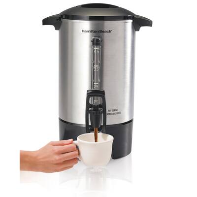 Hamilton Beach 45 Cup Coffee Urn with One-Handed Dispensing