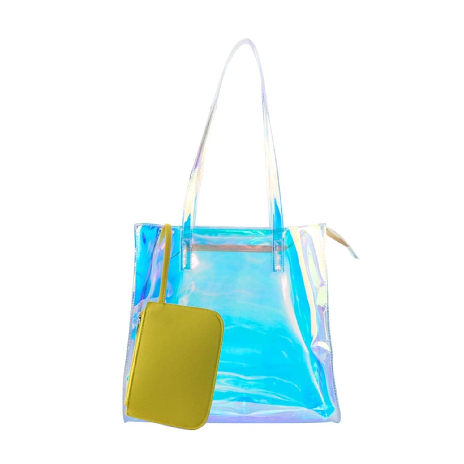 rainbow clear bag