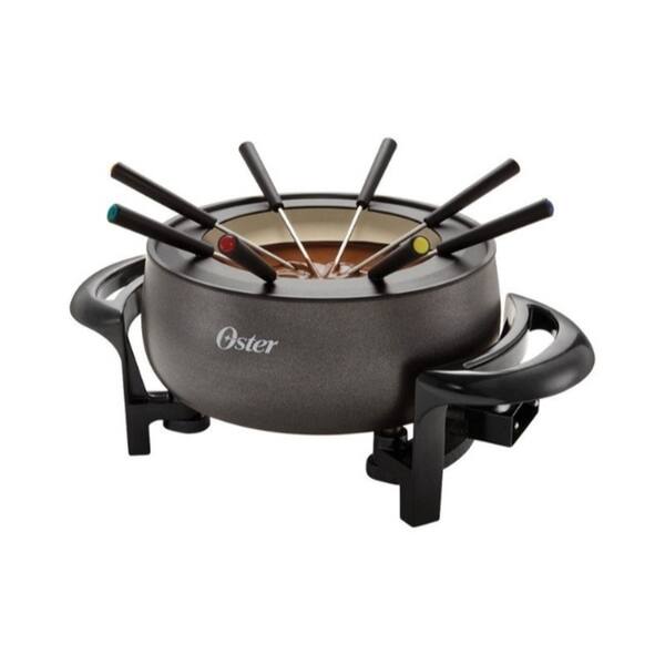 Oster Black Titanium Fondue Set 3 qt. Bed Bath & Beyond 27902642