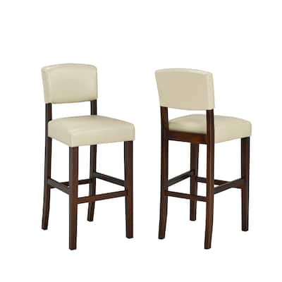 29' Bar Stool, Set of 2, Cream