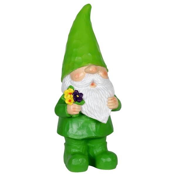 Shop Solar Colorful Woodland Gnomes Green Overstock 27913291