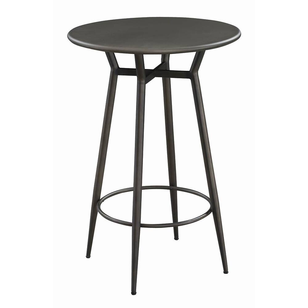 Janos Contemporary Metal Bar Table