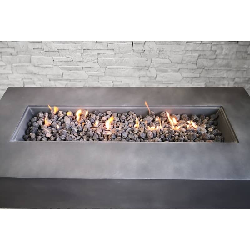Concrete Propane Gas Fire Pit Table