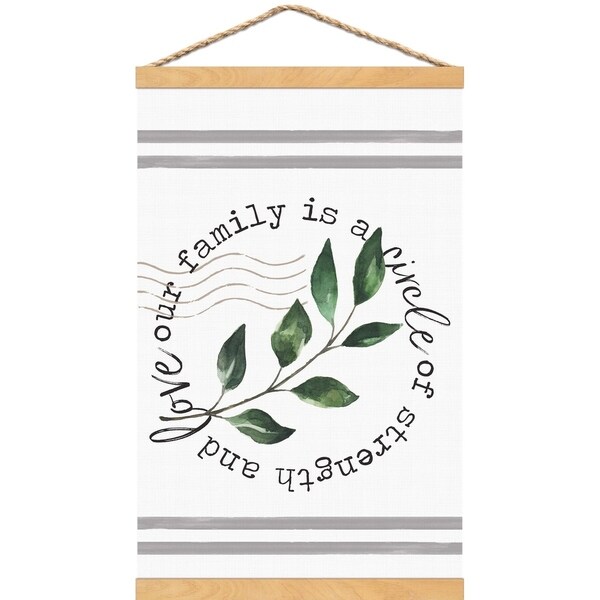 Our Family Is A Circle Of Strength And Love Banner Art