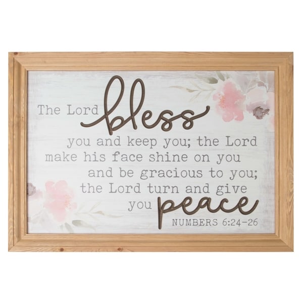 The Lord Bless You And Keep You Framed & Carved Art