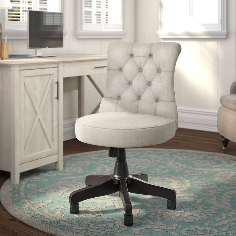 Bush Business Furniture Arden Lane Mid Back Tufted Office Chair - Pewter
