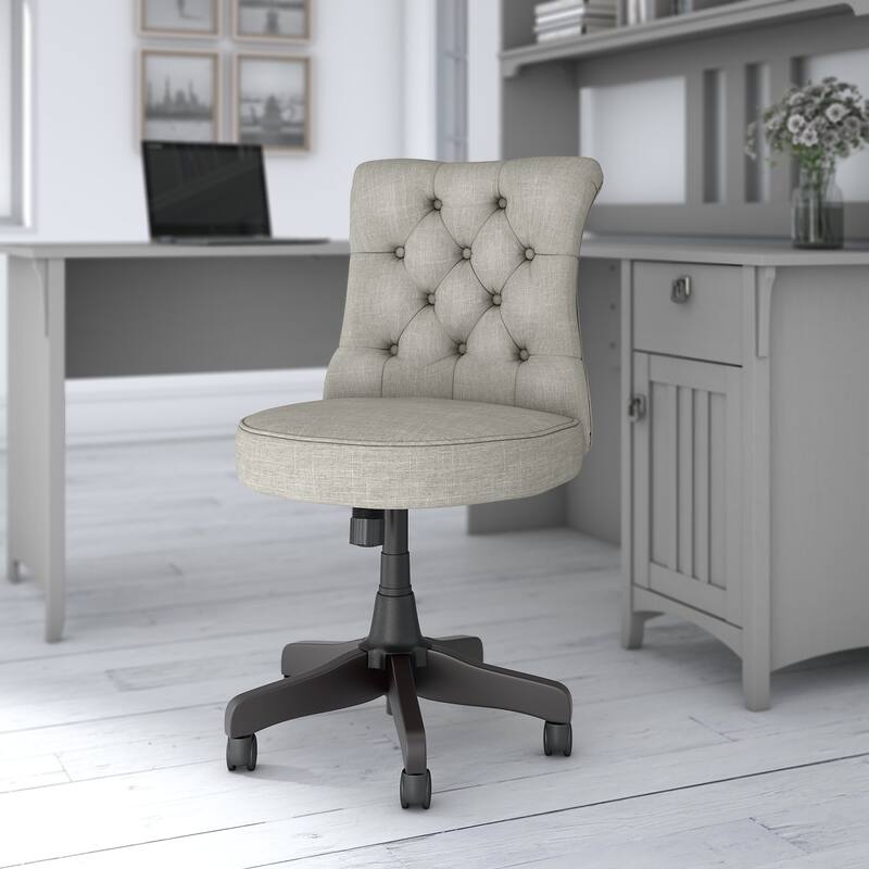 Bush Business Furniture Arden Lane Mid Back Tufted Office Chair - Silver