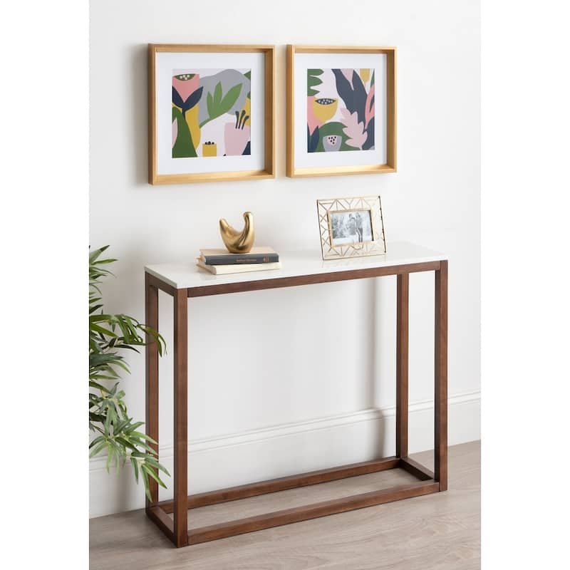 Kate and Laurel Calter Garden Framed Art Set by Myriam Van Neste - Gold