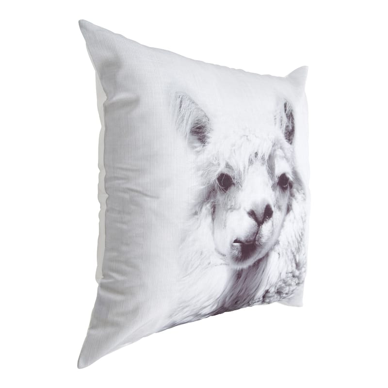Kate and Laurel Como Barn Animal Print Throw Pillow Cover