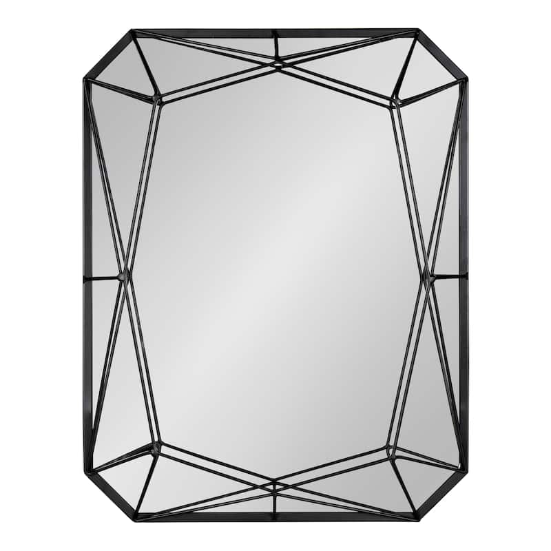 Kate and Laurel Keyleigh Rectangle Metal Accent Wall Mirror - 22x28