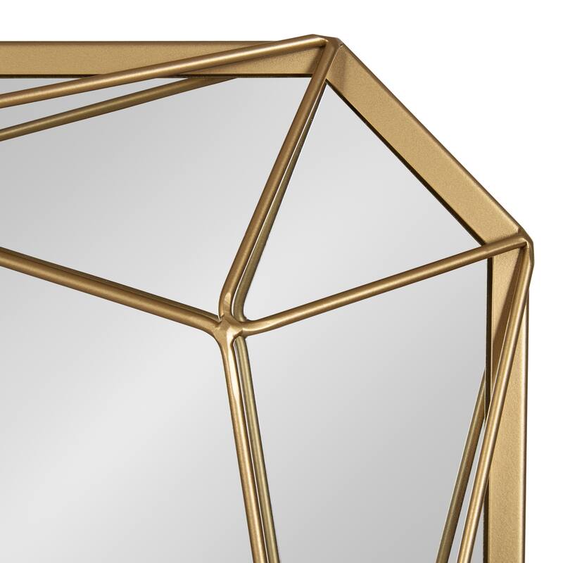 Kate and Laurel Keyleigh Rectangle Metal Accent Wall Mirror - 22x28
