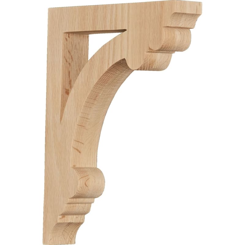 Ellis Wood Corbel - 1 1/2"W x 8 1/2"D x 10 1/2"H - Medium - Red Oak