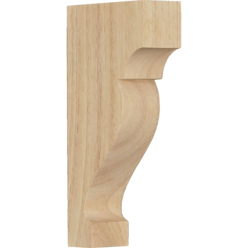 Dearborn Wood Corbel - 1 3/4"W x 4 1/2"D x 9"H - Large - Rubberwood