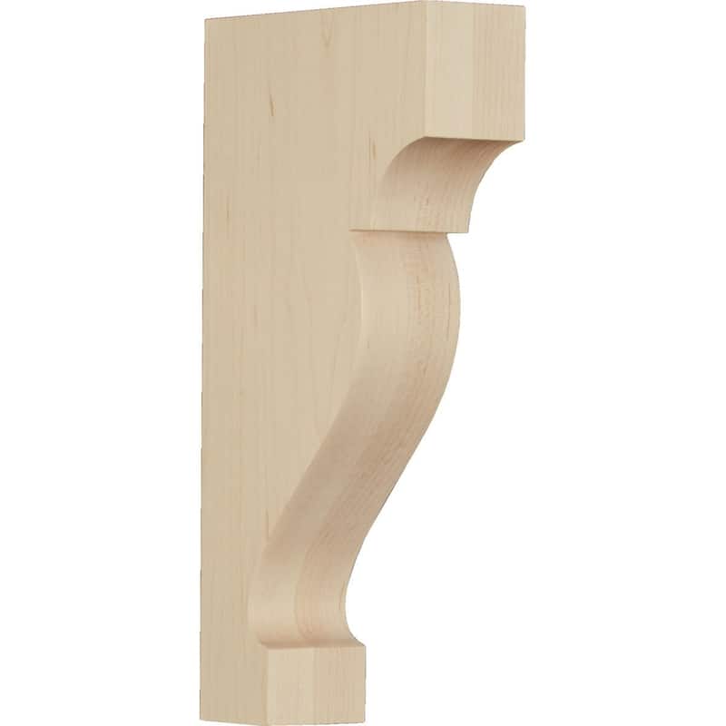 Dearborn Wood Corbel - 1 3/4"W x 5"D x 10"H - Extra 
Large - Maple