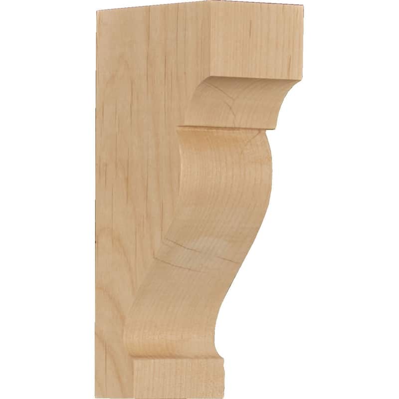 Dearborn Wood Corbel - 1 3/4"W x 3"D x 6"H - Mini - Alder