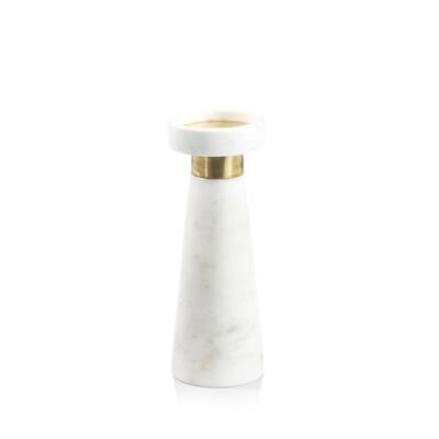 Mannara Marble Pillar Candle Holder