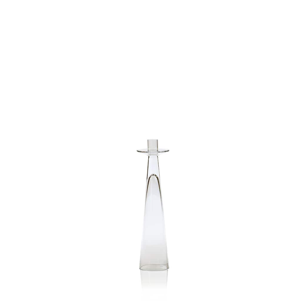 Alina Glass Taper Candle Holder