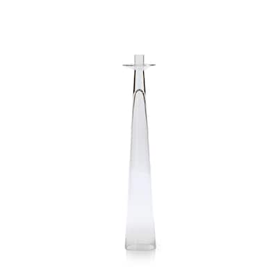 Alina Glass Taper Candle Holder