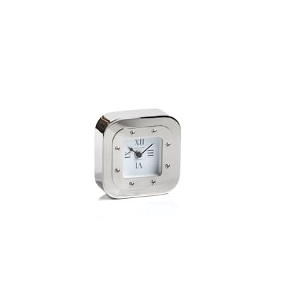 Mark Lane Silver Table Clock