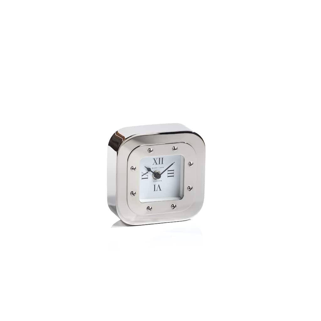 Mark Lane Silver Table Clock