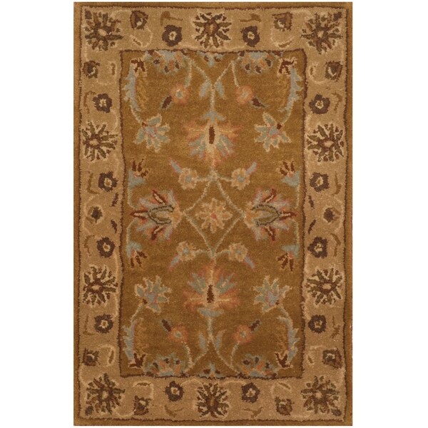 Handmade Tibetan Wool Rug (India) - 2' x 3'