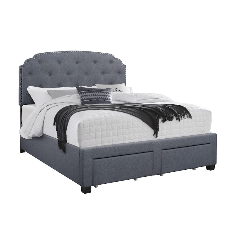 Carolina Panle Bed with Storage