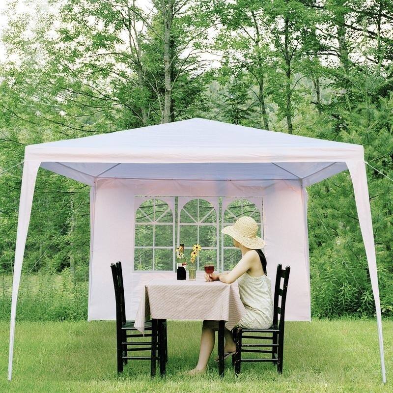 10x10 ft Upgrade Spiral Interface Wedding Party Canopy Tent - 3sides