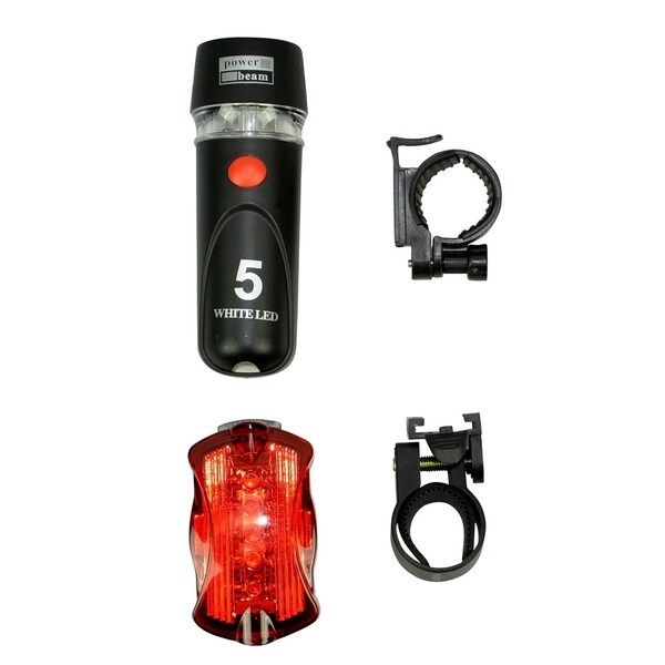 bicycle headlight and taillight set