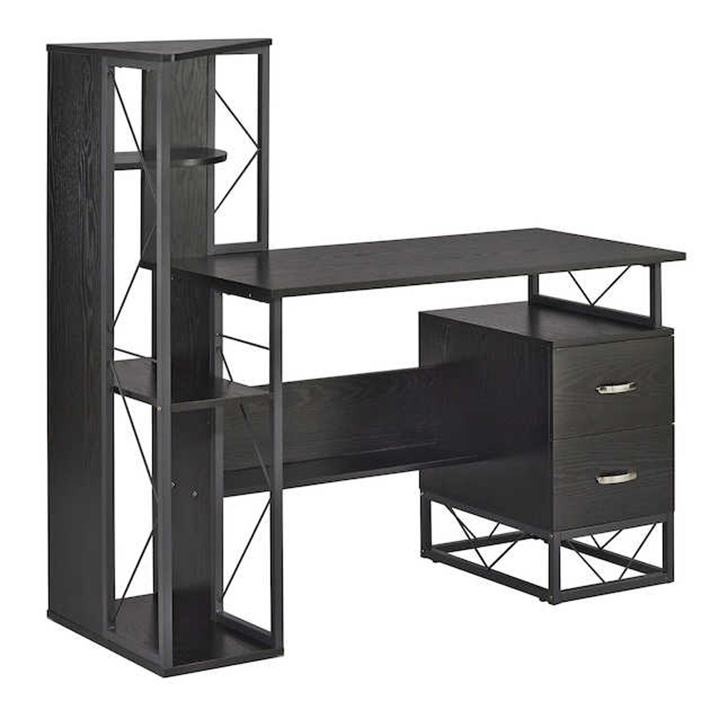 Shop Safco Soho Textured Laminate 2 Drawer Pedestal Storage Desk