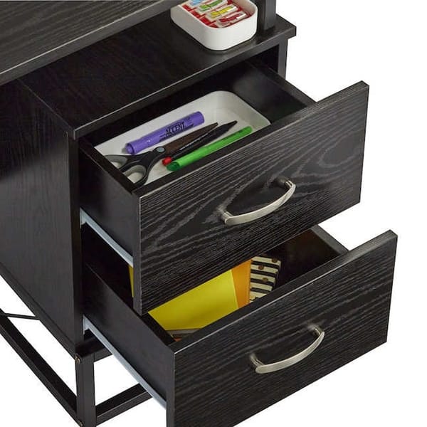 Shop Safco Soho Textured Laminate 2 Drawer Pedestal Storage Desk