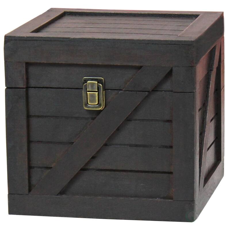 Wooden Stackable Lidded Crate