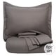 preview thumbnail 4 of 5, Sweet Home Collection Greek Key Embossed 8-Piece Bed In a Bag Set