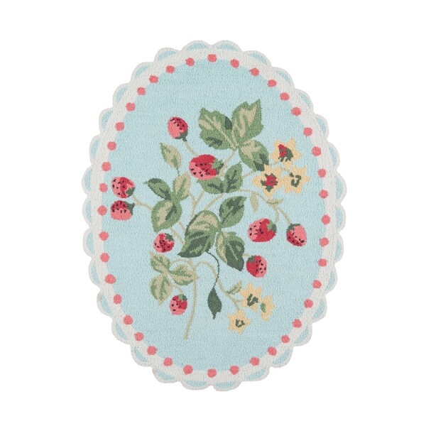 Madcap Cottage by Momeni Get Smart Cherie Berry Area Rug - 3' x 4'