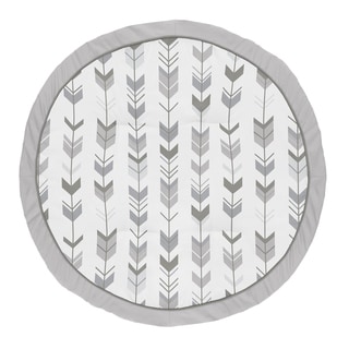 Sweet Jojo Designs Grey and White Woodland Arrow Mod Arrow Collection Baby Tummy Time Playmat