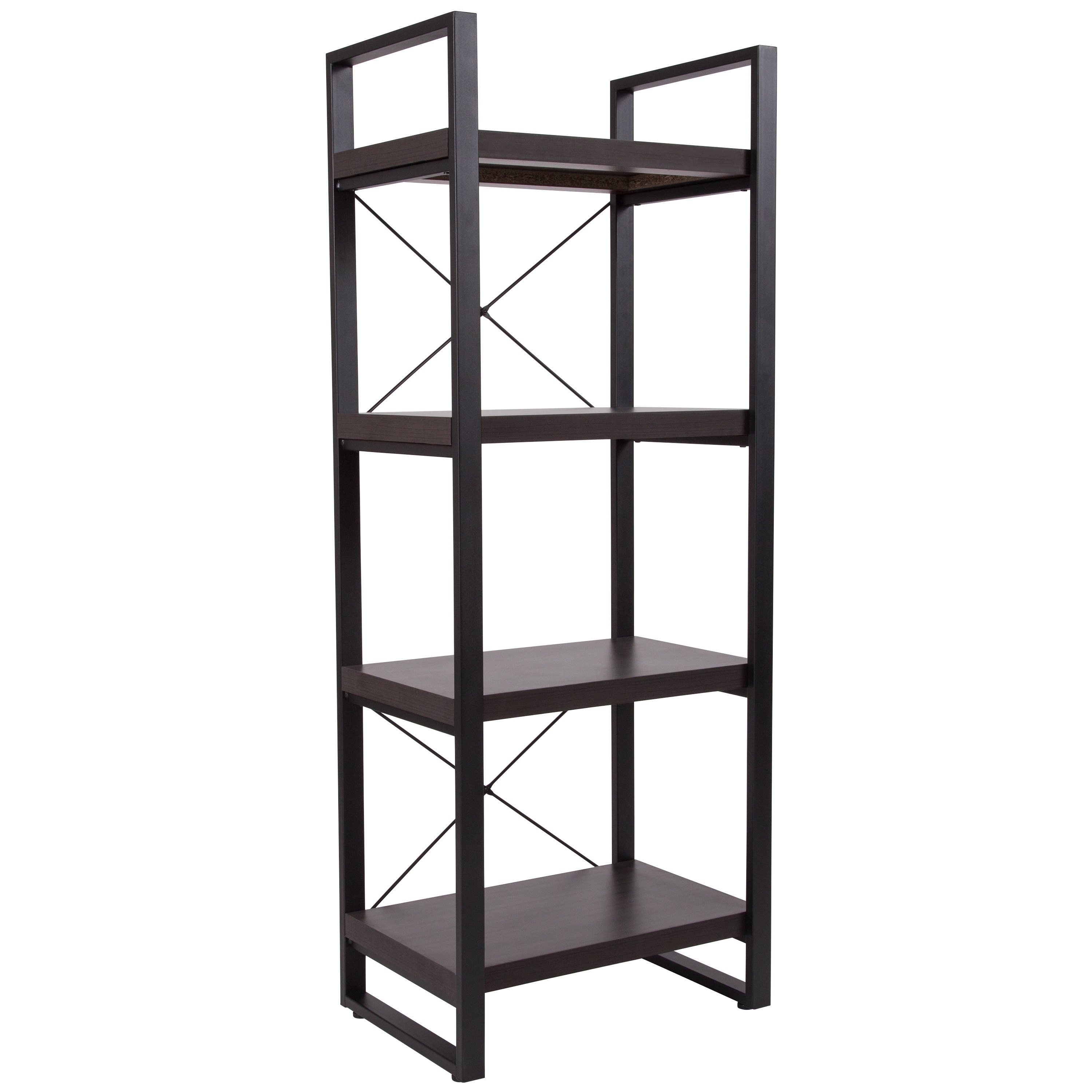 Shop Lancaster Home Grey Laminate Bookshelf On Sale Free